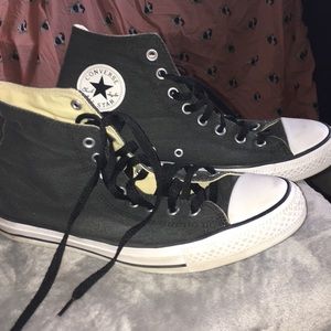 Black converse high tops